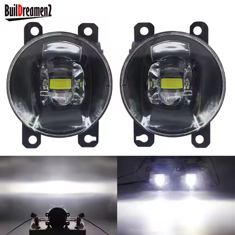 2 Pieces LED Fog Light 30W 8000LM Car Front Bumper Fog Lamp 12V For Honda CR-V CRV Pilot Accord Cros