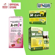 M-ZOLE SUSPENSION 10ML / CHEWABLE 1S / A-ZOLE SUSPENSION STRAWBERRY 10ML