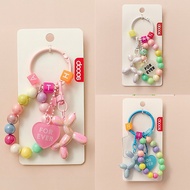 GANTUNGAN W Keychain Accessories Bag Charm Beads Phone Strap Balloon Poodle 75090500