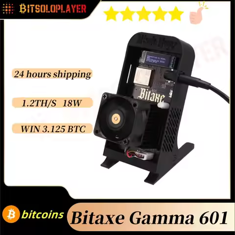 bitcion miner bitaxe gamma 601 1.2th/s 18w BM1370 Bitcoin ASIC Miner BTC miner Lottery Miner home mi
