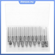 20 Pcs Carbide Burr Set Efficient Tungsten Steel Die Grinder Bits Practical Rotary Burr Set Versatil