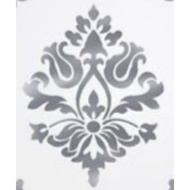 walpaper 3D cetakan mal motif setensil dinding