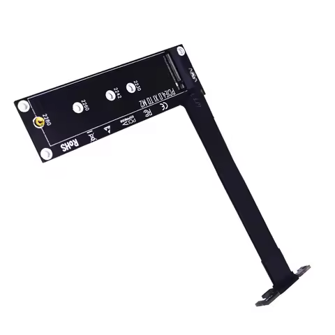 TISHRIC PCIE 1X To M2 NVME SSD Adapter Card NVME Protocol PCI-E 3.0 X1 M.2 Converter For 2230 2242 2