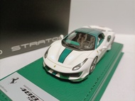 AutoStratos 1 43 Ferrari Sports Car Model Ferrari 488 Pista Spider White Green