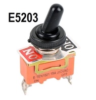 Saklar anti air Saklar togle Toggle SPST Waterproof Switch Cap On-Off Toggle 15A 250V