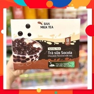 Phan Ban Milk Tea Homemade Milk Tea 8 Tea Packs 8 Pearl Packets - Super Product