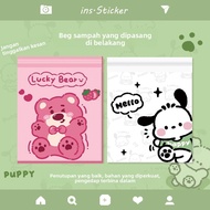 Gembira Living Sticky Cartoon Garbage Bag Cute Cleaning Storage Bag Suitable for Student Desk Dormit