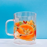 🐦‍🔥清倉4折🍁狐狸玻璃杯🦊 ❣️$150（原價$360） 💎香港現貨💎 🍀Starbucks Limited Maple leaf fox  glass 🍄cup mug coffee🍎 🍑星巴克 