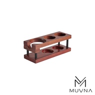 MUVNA Spring-Loaded Coffee Tamper Station | Adjustable 5-in-1 Espresso Base Holder for 51/54/58mm To