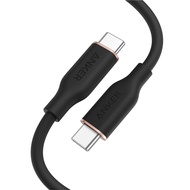 ANKER A8552 0.9m fast charging cable, A8553 1m8 PowerLine III Flow C to C 100W 5A Super durable - LD