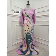 kaftan Batik Lukis Exclusive Princes Berlengan