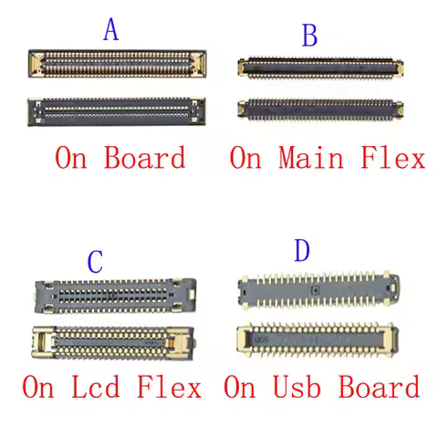 10Pcs LCD Display Screen Charger Flex Plug FPC Connector For Samsung Galaxy A32 A325 A72 A725 A82 A5