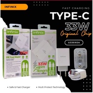 NEW [ INFINIX 33W ]- CAS CASAN CESEN ORI CHARGER INFINIX Original 100% 33W 33WATT 45W 45WATT TYPE C 