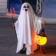 Halloween Children's Costume Boys Girls Horror Show Zombie Props Ghost Cloak Clothes White Ghost Clo