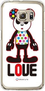 SECOND SKIN Love Panda (Soft TPU Clear) Design by Moisture/for Galaxy S6 Edge 404SC/SoftBank SSC404-