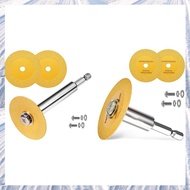 T51/4In Hex Shank with 2PCS Diamond Cutting Blade Wheel for PVC Pipe CutterMini Glasses Cutting Disc