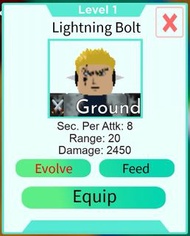 Roblox Astd Lightning Bolt