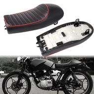 Universal Motorcycle Hump Custom Vintage Cafe Racer Seat Retro Saddle Black For Honda CB CL Retro Ca