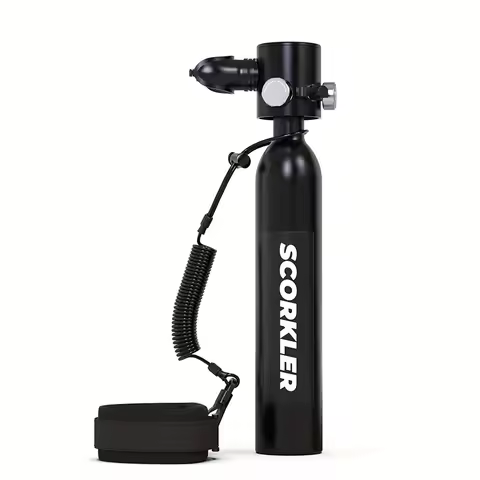 SCORKLER 16.91oz Portable Dive Tank Kit For Beginners, Experts | Scuba Kits | Lightweight Design (on