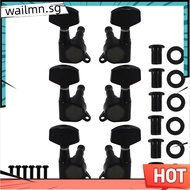 Guitar Tuner Pegs Small Square Tuner Pegs Tuners Machine Heads for Acoustic or Electric Guitar 6pcs