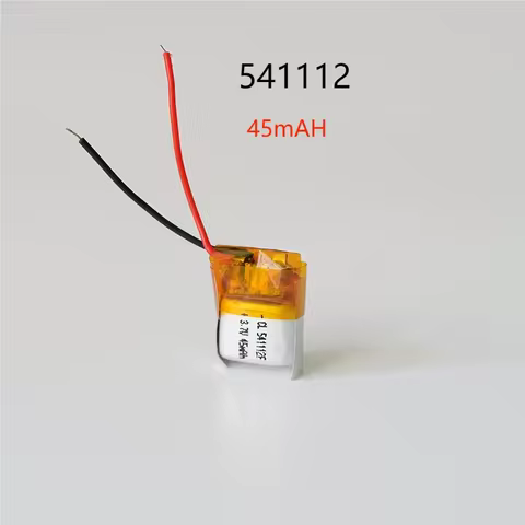 3-10pcs 3.7v 45mah 541112 small lithium polymer battery for earphones hearing aid sensor light bluet