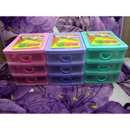 3-Tier Mini Container Multipurpose 3-Tier Mini Drawer/