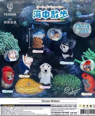 [全6款 原裝台版 可散買] 海中散步 朝隈俊男 yendar 獅子 熊 老虎 樹熊 熊貓 盒蛋 盒玩