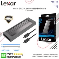 Enclosure Lexar E300 High-Speed M.2 NVMe SSD Enclosure Adapter Type-C USB3.2 Gen2 | External Portabl