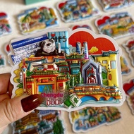 【Shipment Within 24 Hours‌】 Magnet Peti Sejuk Bandar Pelancongan China Chongqing Shanghai Chengdu Wu
