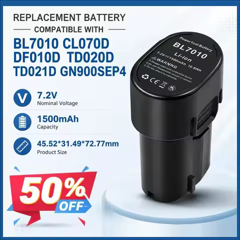 Applicable Makita BL7010 CL070D DF010D TD020D TD021D GN900SEP4 battery