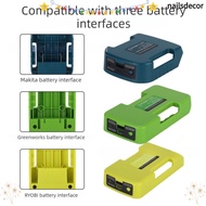NAILSDECOR Belt Clip, Multifunctional Portable Battery Adapter Holder,  USB Type-C Charger 40V Lithi