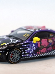 BMC 1: 64 Toyota GR86 Storm l Rich Bear 2025 Macau GT Racing Car Model Pain Car Toy Alloy Decoration