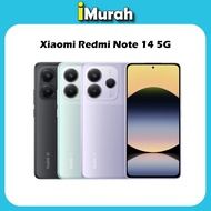 Xiaomi Redmi Note 14 5G [256GB+8GB RAM | Dimensity 6080] - 2 Years Warranty