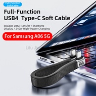 [LKYDB6] USB-C To USB C Cord for Laptop Tablet 8K@60Hz Extension Cable USB4 High-Speed Transmission 