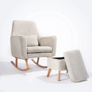 Tutti Bambini Oscar luxe Rocking Chair & Footstool รุ่นใหม่ ! เก้าอี้โยกให้นม เก้าอี้โยกคุณแม่ ลดอาก