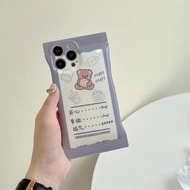 เคสถุงขนมสกรีนลาย กันเลนส์กล้อง บิดงอได้สำหรับ 7p/8p xr 11 11promax 12 12pro 12promax 13 13promax 14