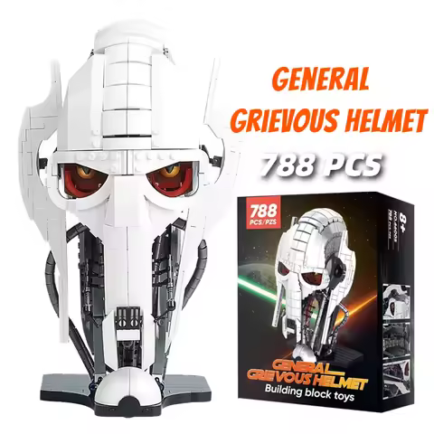 788PCS Idea General Grievous Helmet Building Blocks Bricks,Creative Sad General Mask Decor,Education