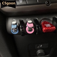 C5GOON Car Ornament Car Model Button Cover Start Stop Button Collar Silicone For BMW MINI Cooper Sti