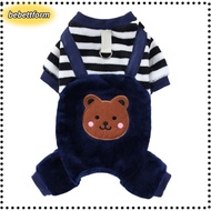 LIKE Pet Dog Clothes, Soft Fleece With Leash Ring Fleece Dog Jumpsuit, Soft Autumn Winter Wear Jumps