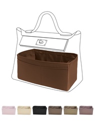 DGAZ Purse Organizer Insert, Silky Handbag & Tote Organizer, Bag in Bag, Fits Hermes 24/24-29 Bags(G