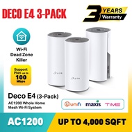 MESH Deco E4 / M4 AC1200 Mesh WiFi Router Whole Home Wi-Fi Wireless Range Extender. DECO E4 M4 M5 M9