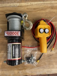 Tời điện 12v ác quy 4500lbs-3500lb-3000lb tải trọng kéo 2000kg kéo xe kéo thuyền cứu hộ