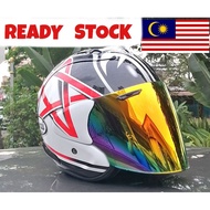 Helmet Premium VZ-RAM NAKANO STAR + Visor Colour Revo Red (READY STOCK 🇲🇾)