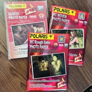 Polaris Photo Paper 5R size RC Woven/RC Rough Satin/Glossy 260gsm 20sheets (SOLD PER PACK)