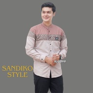 Koko Shirt For Men, Long Sleeves, The Latest sandiko motif, A Combination Of batik, Sogan, taqwa, muslim Clothing, Adult Men, Teenagers, alqorni