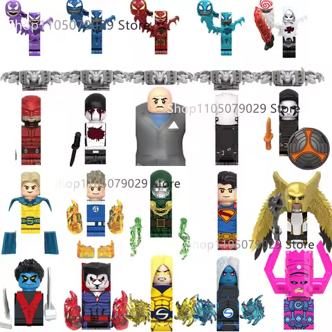 New Superhero Marvel Bricks Gifts Mini Action Figures Children Building Blocks Toys For Party Gifts 