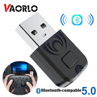 VAORLO USB Dongle Handle Converter For Gamepad PS4 Xbox One S Switch Pro Wireless Controller PC Blue