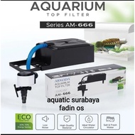 TOP FILTER AQUARIUM ARMADA AM-666 COMPLETE TOP FILTER AQUARIUM