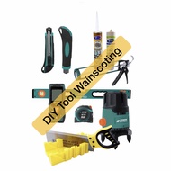 DIY Wainscoting Tool /Alat Pasang Wainscoting/ Miter Box/ Silicon/ Wainscoting Decoration