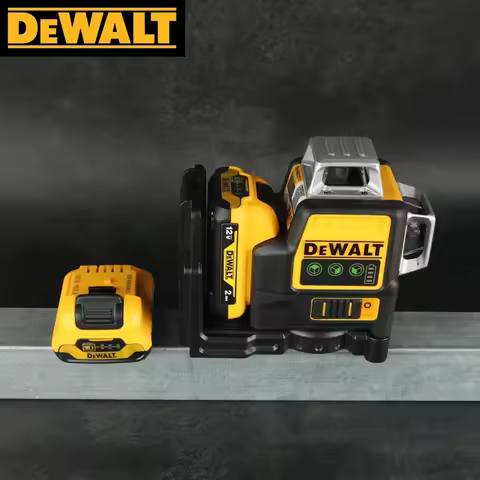 DEWALT DW089LG 12V Li-ion Battery Powered Self-Levelling Green Beam Laser 12 Lines 3x360° for Ultima